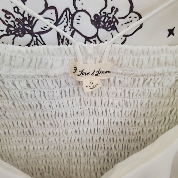 ✴️ NWOT NEW FOR LOVE & LEMONS
BORA BORA RUFFLE MINI DRESS WHITE SIZE SMALL - Picture 7 of 9